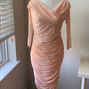 Off the Shoulder Pink Dress